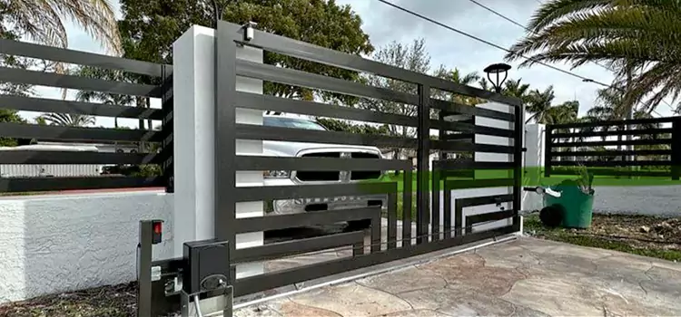 Automatic Driveway Gate Installation Mustang