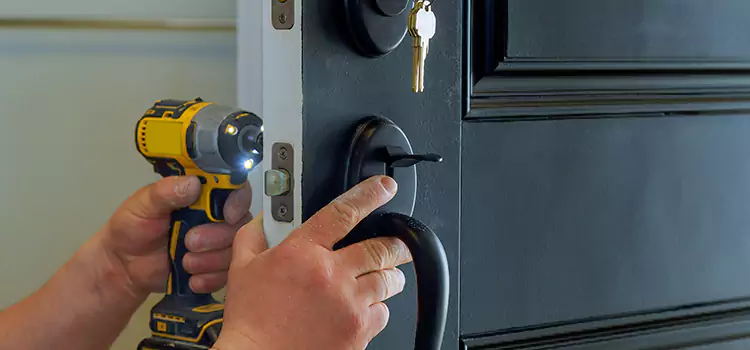Commercial Door Lock Installation Mustang