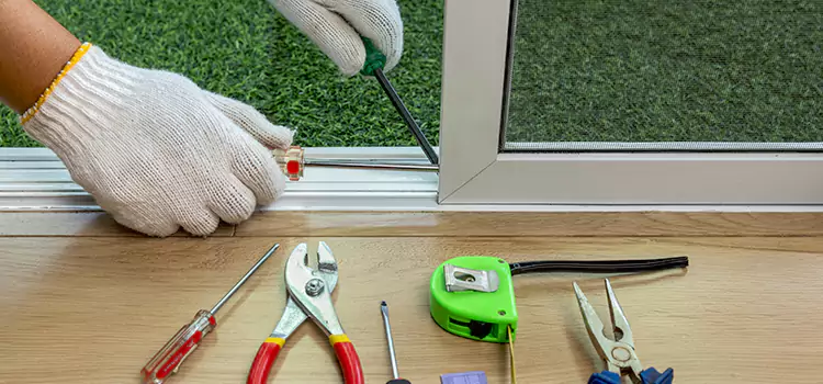Sliding Door Track Replacement in Mustang, OK